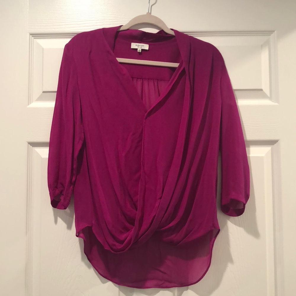 Aritzia Babaton Silk Blouse XS